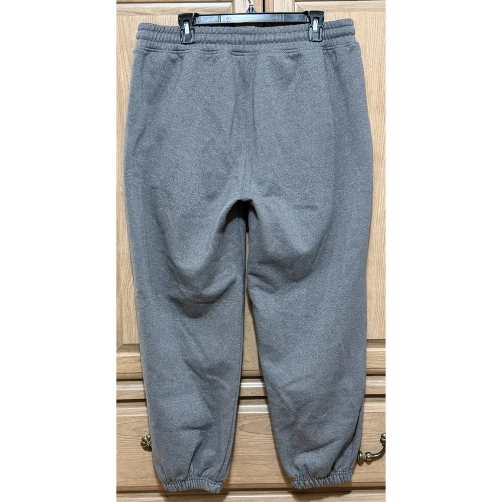 The North Face Men's Heavyweight Box Fleece Sweatpants Size Large Heather Gray